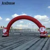 4m-8m Custom 4m/6mW Inflatable Archway Santa Claus or Christmas tree arch for holiday decoration event advertisement