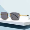 Lunettes de soleil de luxe de haute qualité, 20% de réduction sur la mode, corde de chanvre, jambe en acier, lunettes optiques personnalisées sans cadreKajia