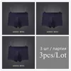 Caleçon 3 pcs/Lot sous-vêtement thermique hommes boxeurs culottes chaudes pour homme Shorts laine velours mâle hiver Boxer