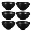 Bowls 6 Pcs Salad Bowl Rice Japanese Soup Noodle Ramen Melamine Sushi