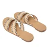 Slippers 2023 Fashion Women Flats Slipper Summer Sandals Shales Transparent Serpentine Slip On Outdoor Beach Slides Shoes