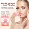 Ansiktsvårdsanordningar Låg EMS Mikrokraft Massager Face Lift Machine Roller Skin åtdragning Föryngring rynka Remover Beauty Device 230310