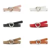 Belts Female Leather Belt Women Metal Buckle Stylish Ladies Vintage Heart Leisure Trouser Accessories 6C8256Belts