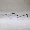 Męskie luksusowe designerskie okulary przeciwsłoneczne damskie vintage drut bez krawędzi męskie okulary okulary okulary kobiety owalne okulary zewnętrzne metalowa rama Oculos gafaskajia