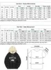 Mens Hoodies 스웨트 셔츠 양털 빈티지 스웨트 셔츠 편지 자수 스트리트웨어 가을 겨울 후 까마귀 컬러 블록 Polar Pullover 230308