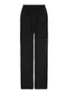 Kvinnors byxor Capris Weekeep Basic All-Match Cargo Pants Streetwear Low Rise Black Casual Pants Korean Y2K Eesthetic Straight Byxor Kvinnkläder L230310