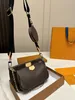 Multi Pochette Cross Body Akcesoria torebki Projektanci Crossbody Torba Portfel zakupów luksusowe portfele torebki torebki torebki unisex trzyczęściowe torby na ramię