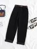 Women's Pants Capris JMPRS Women Spring Corduroy Pants High Waist Autumn Vintage Korean Casual Wide Leg Pants Elegant Belt Loose Cotton Streetwear 230310