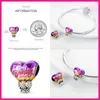2023 New Charms 925 Sterling Silver Ice Cream Lollipop Colorido Hot Air Balms Fit Fit for Pandora Bacelet original DIY