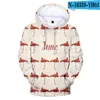 Men's Hoodies Flamingo Round Neck Sweatshirt Fashion Trend Style 3D Polyester Unisex Material
