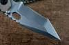 Kniv SMF Tanto Strider Knife Stonewashed D2 Blade Knife G10 Titnanium Färgglada handtag Utomhusöverlevnad Present Knivar med fodral