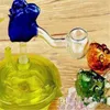 Rauchpfeifen Shisha-Zubehör Frosch konkaver Topf Großhandel Glasbongs Ölbrenner Glas Wasserpfeife Bohrinseln Rauchen, Öl.