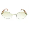 20％オフ高級デザイナーNew Men's and Women's Sungrasses 20％オフ男性用のピンクラウンドフレームブランドSunglass Mens Wooden Eyeware Women Vintage Eyeglasses 55Kajia