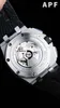 APF Nouvelle montre en céramique chronographe taille du poignet 44mm26401 26400 26405 26411 Équipée d'un mouvement 3126 lentille saphir double face ceinture en caoutchouc naturel étanche
