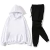 Men s Tracksuits winter hoodies suits men fashion Fleece red hoodie black Brand pants Casual Jogger suit tracksuit sweatshirt woman pullover 230309