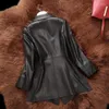 Frauen Leder 2023 Casual Frauen Echte Jacke Frühling Herbst Natürliche Schaffell Mäntel Echte Damen Jacken HQ16-CJX1601A