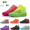 2023Chaussures Lamelo LaMelo Ball MB.01 Chaussures de basketball pour hommes Queen City Rick et Morty Rock Ridge Red Not From Here LO UFO Buzz City Black BlastChaussures Lamelo