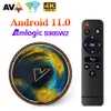 X2 Android 11 Smart TV Box Amlogic S905W2 4G 64GB دعم 4K 60FPS AV1 WIFI BT TVBOX Media Player Set Top Box