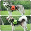 Dog Car Seat Covers Saddlebags Adjustable Saddle Bag Backpack For Travel Camping Hiking With 2 Capacious Side Pocket Pet Carrier Accessories