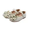 Flat Shoes Girl's Pu Leather 2023 Autumn Children's Princess Kids Baby's Toddler Casual single