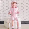 Spettacoli unici per bambini di coniglio simpatico per bambini a maniche lunghe bambini 1-6 anni bambine da bagno rosa costumi nuovo stile bebes bagni W0310