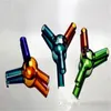 Smoking Pipes Double flying color ball ,Wholesale Bongs Oil Burner Pipes Water Pipes Glass