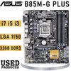 LGA 1150 ASUS B85M-G Plus Mameing Motherboard 32GB DDR3 PCI-E 3.0 USB3