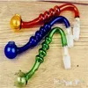 Rauchleitungen Shisha Accessoires 4 Farbe Renju Topf Großhandel Glas Bongs Ölbrenner Glas Wasser Rohröl Rauch, Öl.