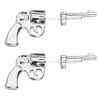 Stud Earrings Punk Cool Gun Pistol Ear Hypoallergenic Gothic Hip Jewelry For Women 2023 Party Earring Jewl Gifts