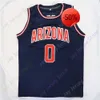 Arizona Wildcats Basketball Jersey NCAA College Oumar Ballo Kerr Kriisa Courey Ramey Pelle Larsson Henderson Jr. Boswell Green Bibby