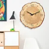 Horloges murales Decorativ Vintage horloge en bois café bureau maison cuisine décoration murale horloge silencieuse Design Art grande horloge murale cadeau maison Wallclock 230310