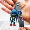 Anime Manga Supersonic Sonic PVC Porte-clés Dessin animé Couple Sac Pendentif Étudiant Cadeau Drop Livraison Jouets Cadeaux Figurines Film Gam Dhfsb