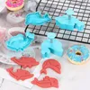 Moules de cuisson Vente 4p Enfant Dauphin Biscuit Moule De Coupe Fondant Gâteau Décoration En Plastique DIY Outils