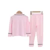 Pyjamas Bébé Garçon Fille Pyjama Ensembles Enfants Solide Tops avec Pantalon Été Printemps Automne Famille Match Pyjamas Enfants Vêtements De Nuit Homewear 230310