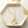 Pendant Necklaces Ready Calligraphy Name Necklcae for Women Gold Stainless Steel Islamic Pendant Personalized Arabic Custom Jewelry Birthday Gift 230310