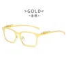 Lunettes de soleil de luxe de styliste, 20% de réduction sur la carte, monture complète en métal, tête de léopard, boîte tendance, lunettesKajia