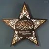 Light Lights H7JB Ramadan Festival LED STAR WOODEN WOODEN WARD