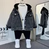 Jacken 2023 Denim für Jungen Mode Mäntel Kinder Kleidung Herbst Baby Mädchen Kleidung Oberbekleidung Cartoon Jean Mantel 230310