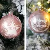 크리스마스 장식 -6cm Xmas Tree Ball Bauble 교수형 홈 파티 장식 장식 펜던트 장식 Red Gol