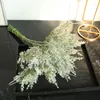 Fiori decorativi Piante artificiali che affollano foglie di cipresso finte per la decorazione del giardino di casa Decorazioni per feste di nozze Interni
