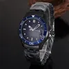 Omega Seahorse Men's Watch Automatisk 3-stift Mekanisk klocka Högkvalitativ klocka med rostfritt stål Rem