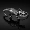 Anillos de llave de moda anillo de llave de metal peinado vintage bolso colgante colgante de dinosaurio cadena de llaves de llave de llave automotriz S382