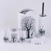 Conjunto de acessórios de banho Estilo nórdico Dispensador de banheiro bancada Vaidade Toliet Brush