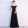 Abiti casual Lusso Elegante Invitato a un matrimonio Prestigiosa serata Formale Vestidos De Fiesta Lunga damigella d'onore ORIENT EVEN Chiffon A-lineCasual