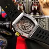 Ontwerper Automatisch Mechanisch Horloge Richa Milles Rm11-03 Zwitsers uurwerk Spiegel Saffier Geïmporteerde Rubber Heren Sport Merk Horloges K3yn