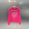 Felpe con cappuccio da uomo Felpe con cappuccio da donna designer Rosa Felpa Sp5der Young Spider Web Print 555555 Angel Hoody Uomo Donna manica lunga girocollo pull6LF9