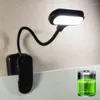 Lampade da tavolo Protezione per gli occhi Libro Luce notturna LED ricaricabile Lampada da scrivania regolabile alimentata a batteria Mini Clip-On per camera da letto