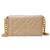 Texture Shoulder Bags with Chain Underarm Bag Line Diagonal Span Women's Handbag