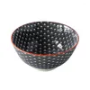 Bowls 8 Inch Japanese Rice Noodle Bowl Large Capacity Soup Ramen Noodles Simple Ceramic Salad Container Dinnerware