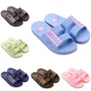 Slippers Indoor outdoor soft brown purple pink women men shoes Beach Coast bathroom antiskid sandal size 36-45